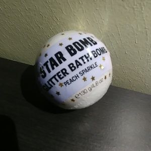 🌠5/$15🌠PINK peach sparkle glitter bath bomb